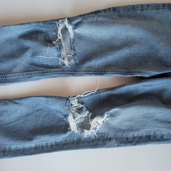 AGOLDE Riley High Rise Distressed Jeans 27 - Picture 5 of 10